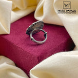 Oxidised Finger Ring
