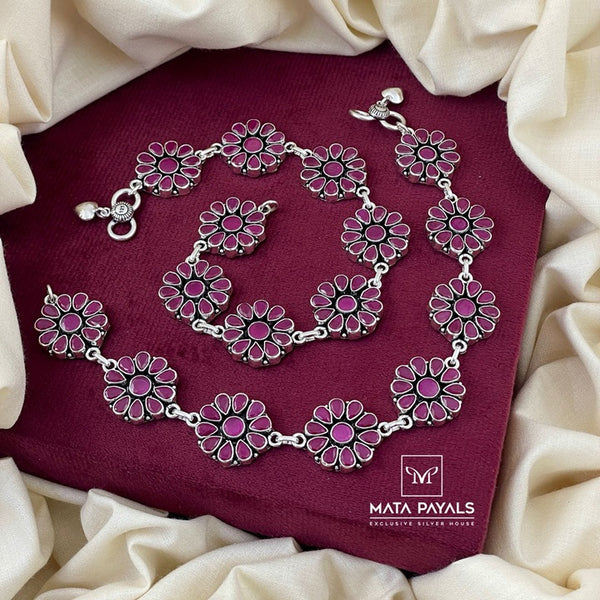 Creative Dark Pink Anklet