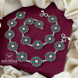 Heritage Cut Stone Anklet