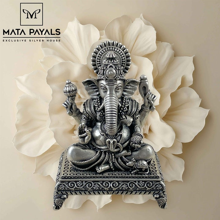 Simhasana Ganesha Idol