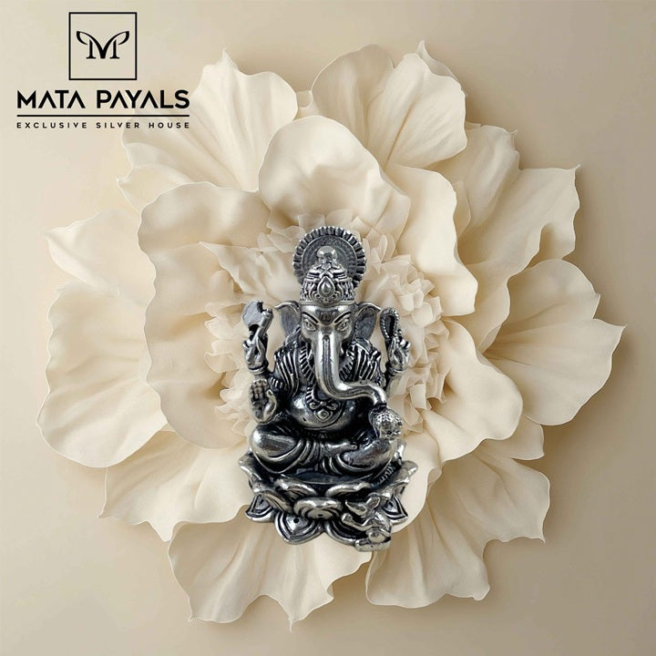 Lotus Ganesha Idol