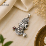 Elegant Silver Venki Pendant