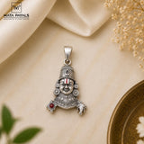 Oxidised Balaji Pendant