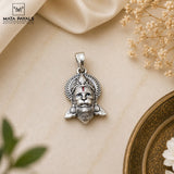 Oxidised Hanuman Pendant