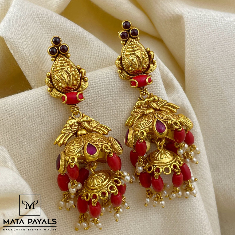 Divine Lakshmi Gold Plated Jumka