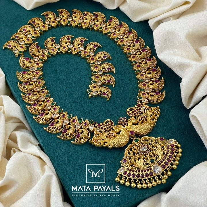 Grand Gold Plated Temple Long Hara