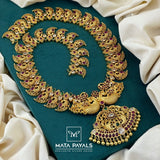 Grand Gold Plated Temple Long Hara