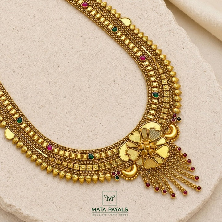 Ravishing Florant Gold Plated Long Hara