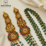 Traditional Green Beads Long Hara