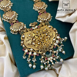 Energizing Mayura Gold Plated Long Hara