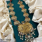 Energizing Mayura Gold Plated Long Hara