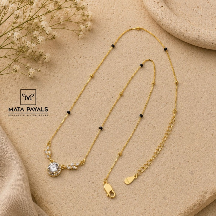 Shiny Zircon Mangalsutra