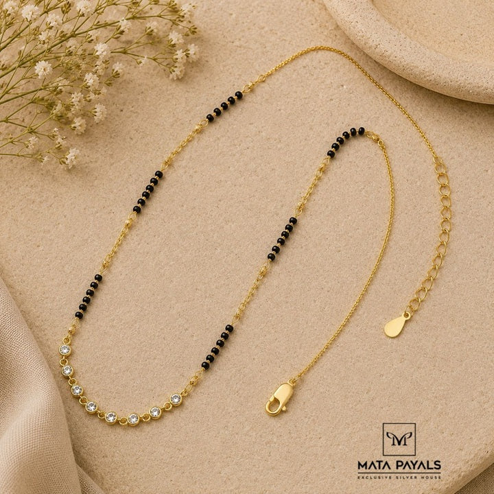 Fancy Gold Polish Mangalsutra