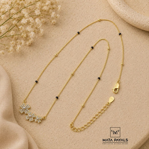 Attractive Gold Polish Mangalsutra