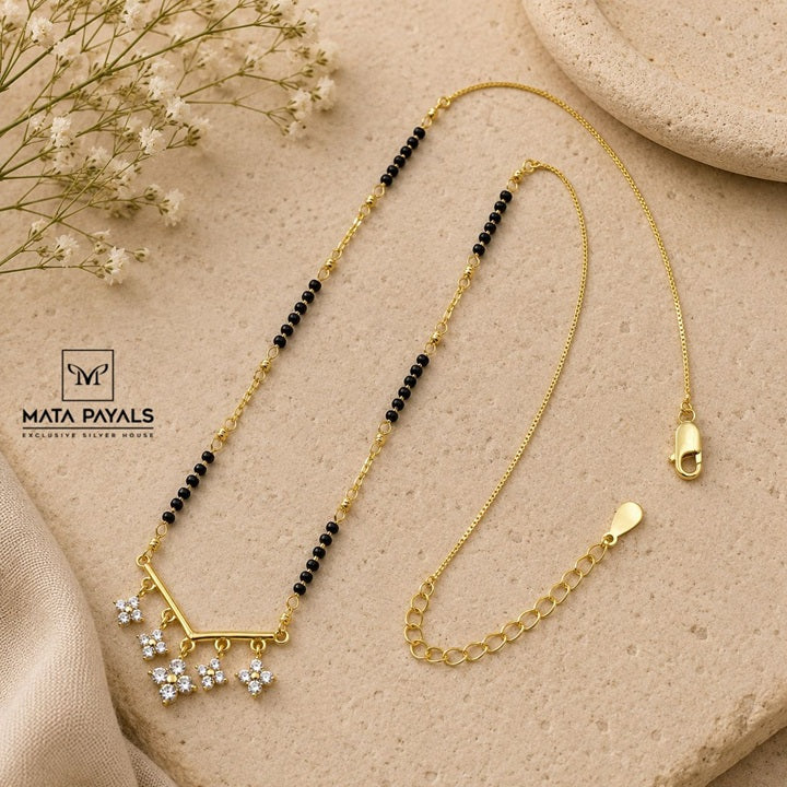 Charming Silver Mangalsutra
