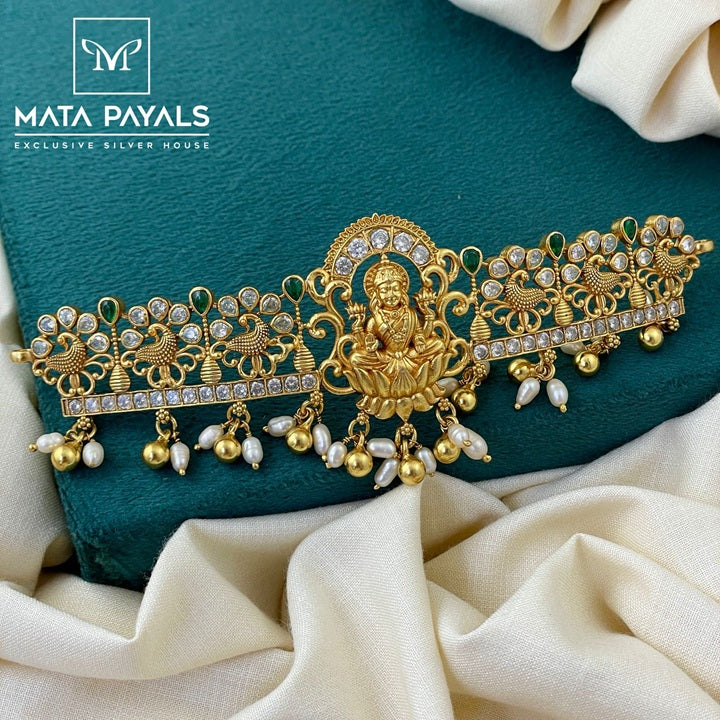 Majestic Gold Polish Lakshmi Choker
