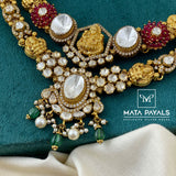 Luxurious Lakshmi Moissanite Necklace