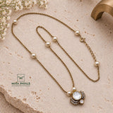 Glamorous Moissanite Pendant Chain