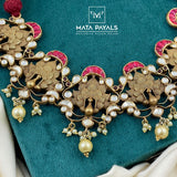Magnificent Mayur Kundan Necklace