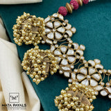 Eye-Catching Floral Kundan Necklace