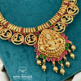 Eccentric Devi Lakshmi Gold Plated Necklace