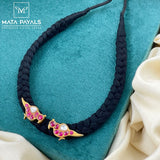 Kundan Parrot Designed Necklace