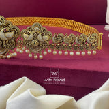Luxurious Mayura Gold Plated Waist Belt