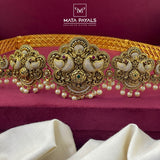 Luxurious Mayura Gold Plated Waist Belt