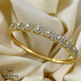 Crazy Zircon Gold Polish Kada