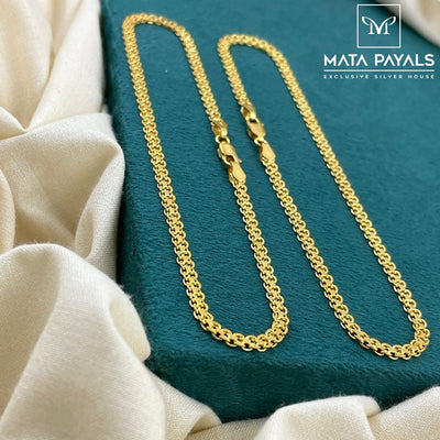 Ethnical Gold Polish Anklet