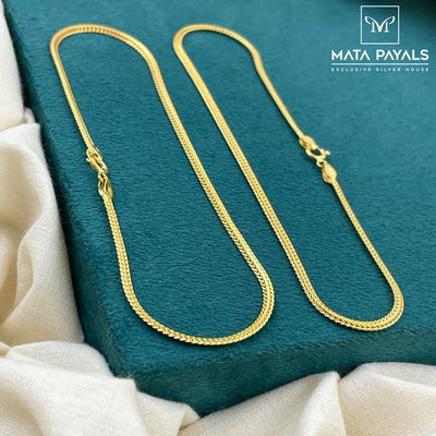 Stylish Gold Polish Anklet