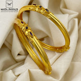 Temple Gold Polish Bangle