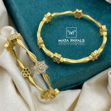 Charming White Stone Bangle