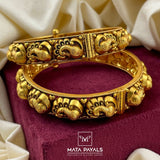 Gold Plated Mayura Bangle