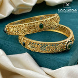 Monumental Green Temple Bangle