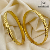 Pretty Gold Polish Bangle