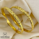 Unique Gold Polish Bangle