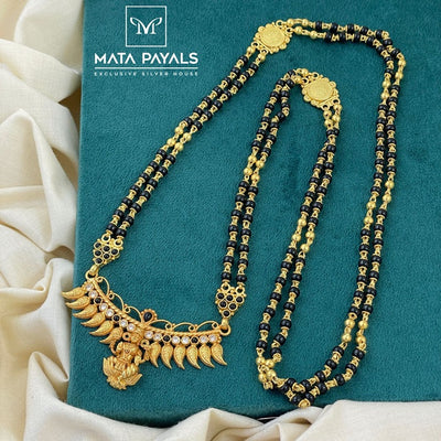 Gold Polish Lakshmi Mangalsutra