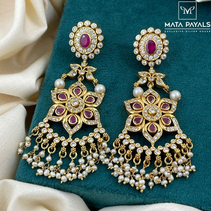 Elegant Floral Chandbali