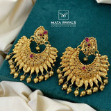 Ethnic Peacock Filigree Chandbali