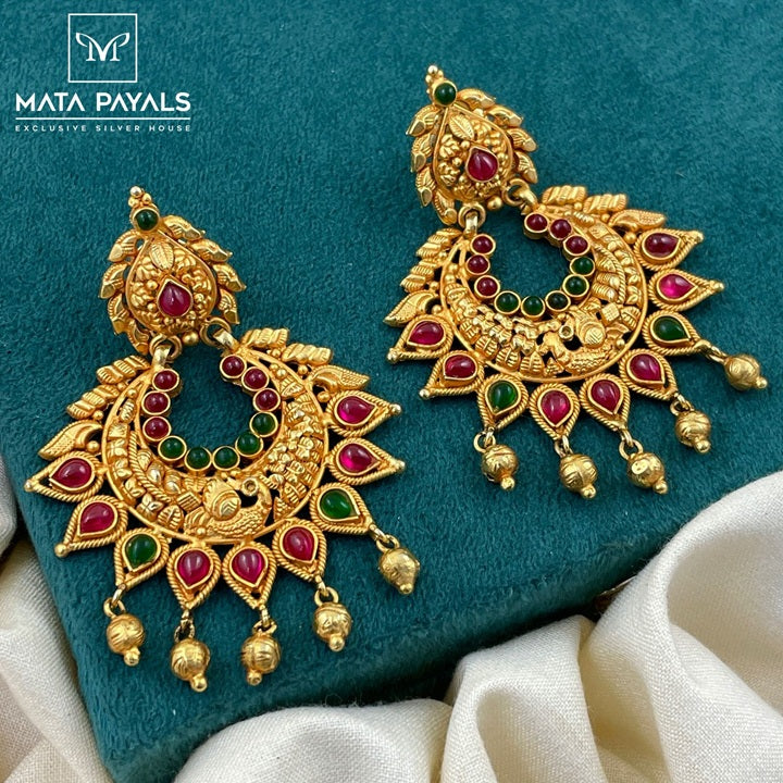 Mind-Blowing Gold Plated Chandbali