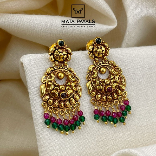 Cute Gold Polish Chandbali