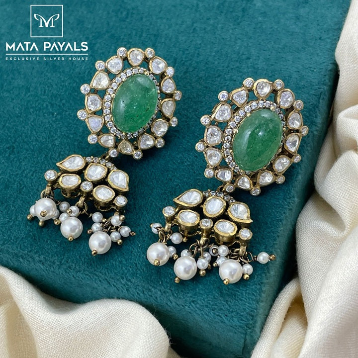 Heritage Moissanite Chandbali