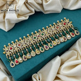 Gorgeous Navratan Gold Plated Necklace