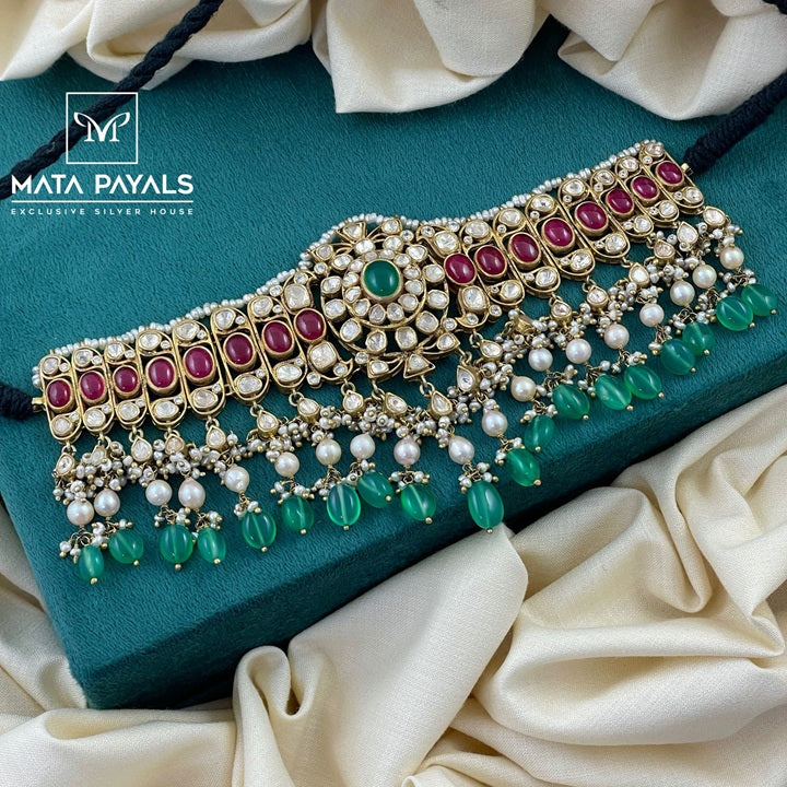 Royal Silver Gold Plated Necklace