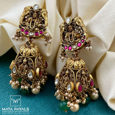 Luxurious Gaja Lakshmi Jumka