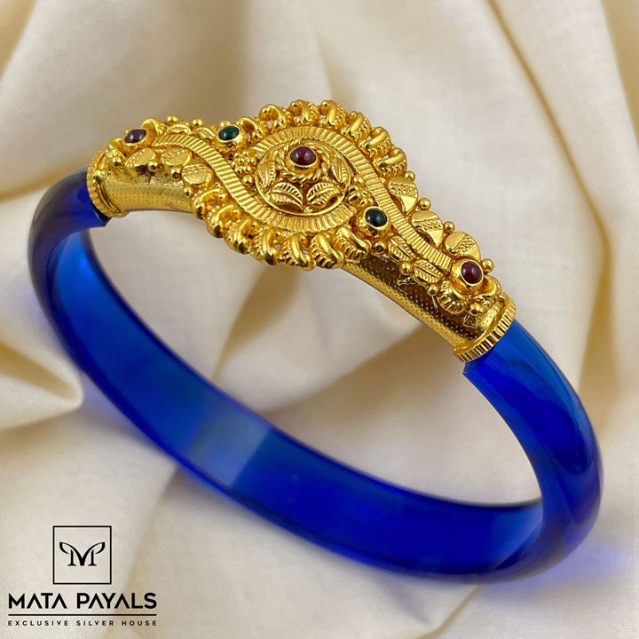 Attractive Gold Polish Kada – Matapayals