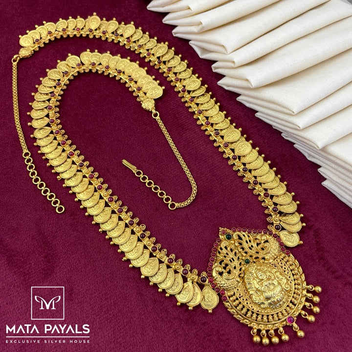 Traditional Lakshmi Coin Long Hara
