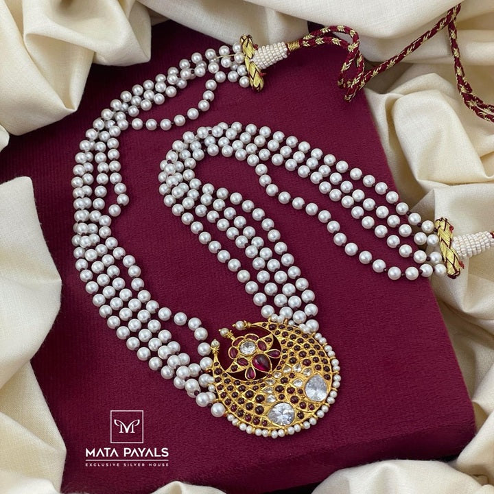 Gold Polish Beads Long Hara