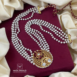 Gold Polish Beads Long Hara